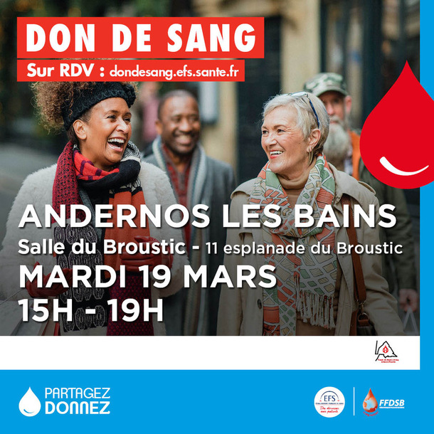 Collecte de sang EFS-Andernos